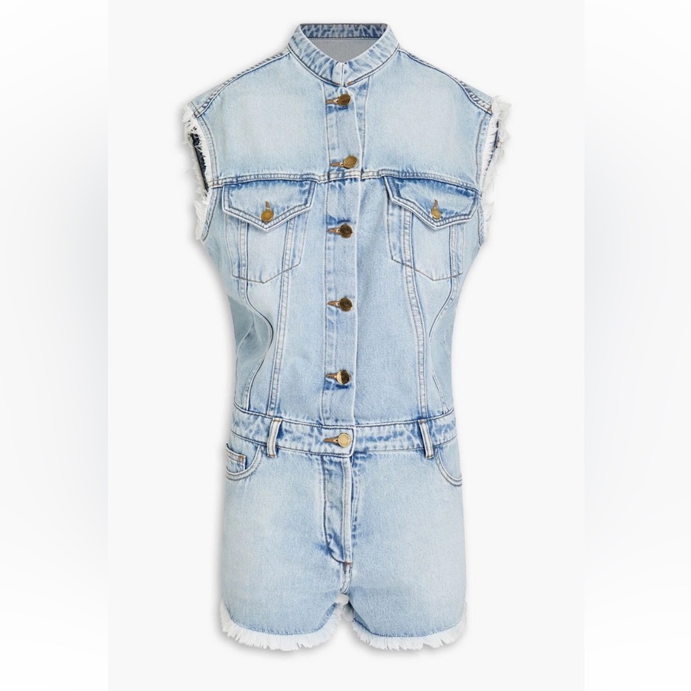 Alexandre Vauthier Paris Denim Romper